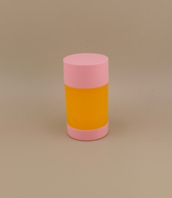 Kemasan Lip Balm Putar Matte Merah Muda Tipe 2306 untuk Lipstik