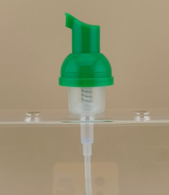 Pompa busa hijau desain baru K503 untuk botol kosmetik