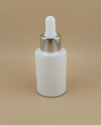 Botol Dropper Bulat Matte Putih Desain Baru K-GBL30 untuk Esens