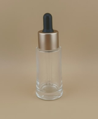 Botol Dropper Piramida Terpotong Halus Jelas Desain Baru untuk Esens