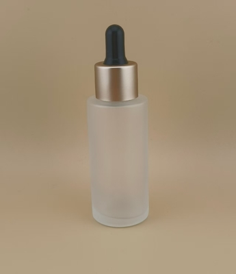 Botol dropper matte bening untuk lotion CRC mungkin bahan kaca