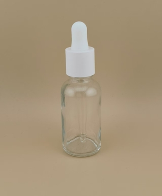 Botol Dropper Kaca Kustom untuk Perawatan Kulit Desain Halus Jelas dan Halus