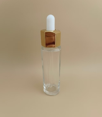 Desain bagus Polygon Clear Dropper Botol untuk Essence