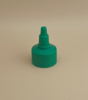 Cap Plastik Ribbed Jelly Hijau untuk Botol Cat