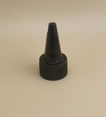 Cap Jelly Ribbed Plastik Hitam untuk Botol Cat