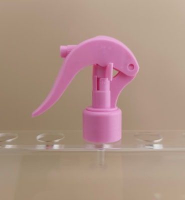 Penyemprot Pemicu Mini Plastik Merah Muda K602-2 untuk Botol dan Tata Rambut