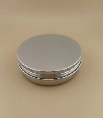 Kasus Aluminium Perak Besar dengan Tutup Sekrup untuk Kosmetik